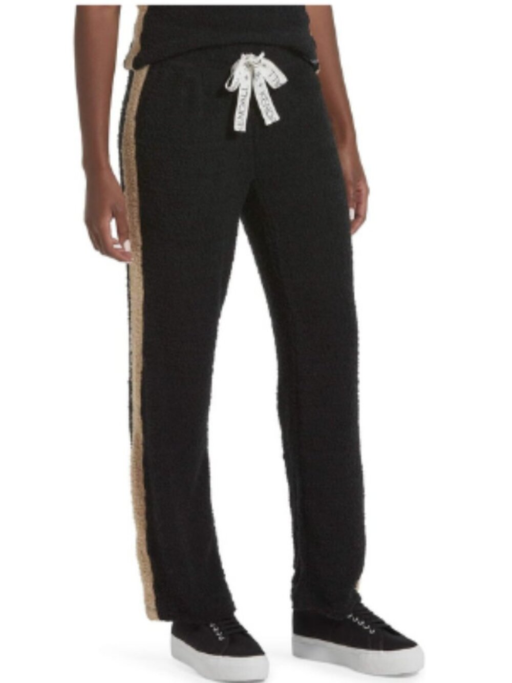 Brand New Kendall & Kylie Black Fleece Lounge Pants